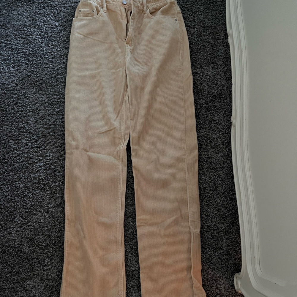 corduroy jeans, khaki, never worn